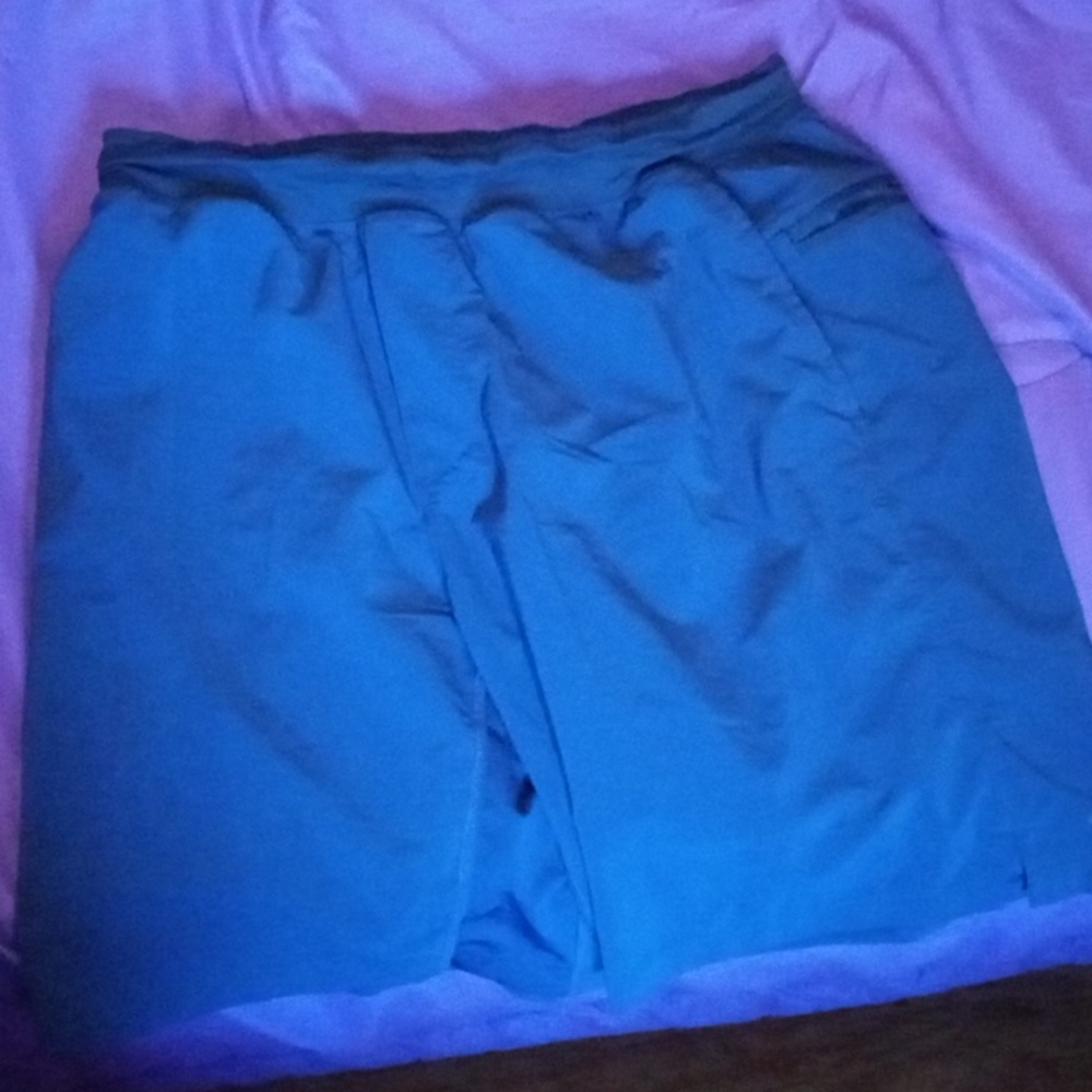 Purple large athleta lined shorts